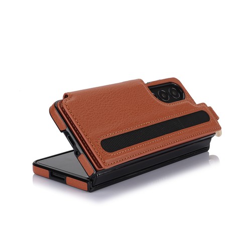 For Samsung Galaxy Z Fold3 4 5 Loop Wallet Pen Holder Leather 2in1 Case Cover - Picture 4 of 53