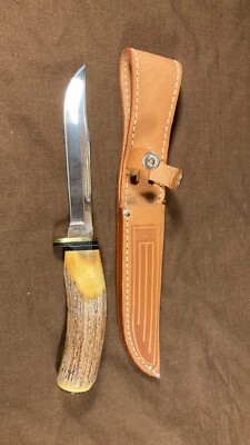 Vintage Case XX Rare 516-5 SSP Stag Handle W / Sheath | eBay