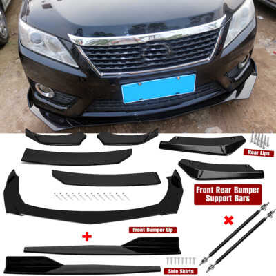 For Toyota Corolla Front Bumper Lip Spoiler Splitters Side Skirt Rear Lips