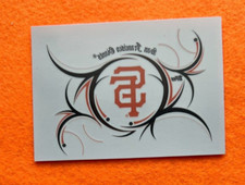 2008 Topps Opening Day Temporary Tattoo ~Orange and Black ~ San Francisco Giants