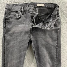 ALL SAINTS Jeans Womens Size 32 Cigarette Black 30x31
