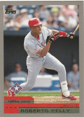 FREE SHIPPING-MINT-2000 Topps Roberto Kelly #88-PLUS RANGERS BONUS CARDS
