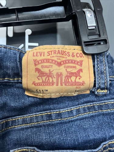 Levi’s 511 Slim Blue Jeans Pants Boys Size 4 - Picture 5 of 5