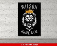 Custom Motivational Gym Sign - Vinyl Banner for Home Fitness Decor
