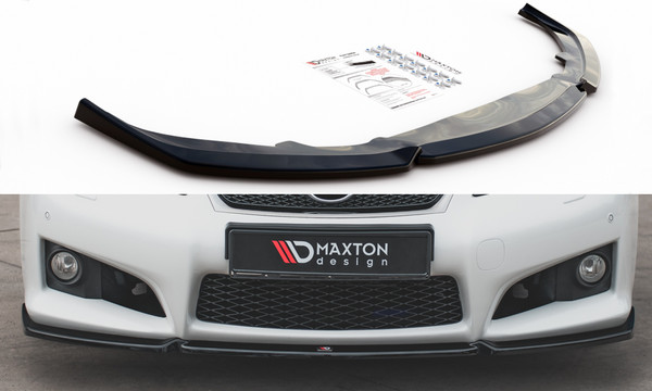 CUP Spoilerlippe Schwarz FüR Lexus IS F MK2 Frontspoiler Spoilerschwert Lippe V1-image