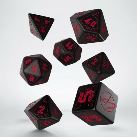Q-Workshop - Cyberpunk Dice Set (7) (select from the List) - Picture 2 of 3