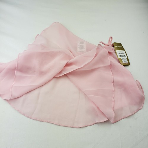 New MORÉT Kids Girl Dance Skirt Pink Ballet S (6/7) Dancewear Wrap Elastic Waist - Picture 8 of 9