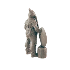 Half Orc Male Executioner - Everyday Folk - Minis - EC3D - - Dungeons & Dragons 