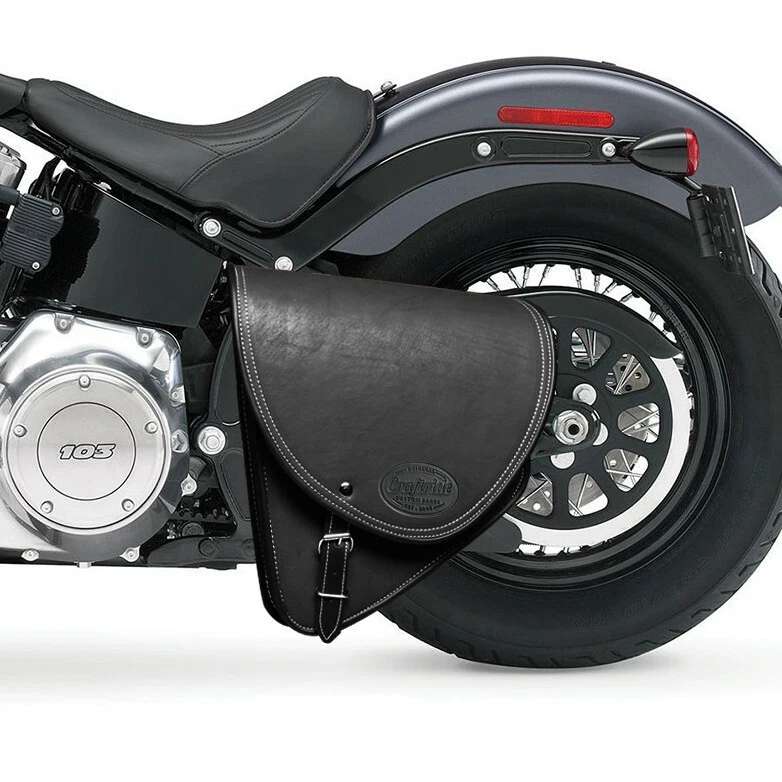 Borsa laterale Indiana 10L per Suzuki Marauder GZ 250/ 125 nero sinistra - Immagine 2 di 4