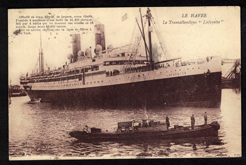 Paquebot De Grasse French Line Cie Gle Transatlantique Ships