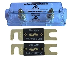 ANL Fuse Holder + ANL Fuse 2pcs 200A Fuse