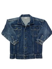 Vintage 70s Our Gang HealthTex Denim Jean Jacket Kids Youth Size 8