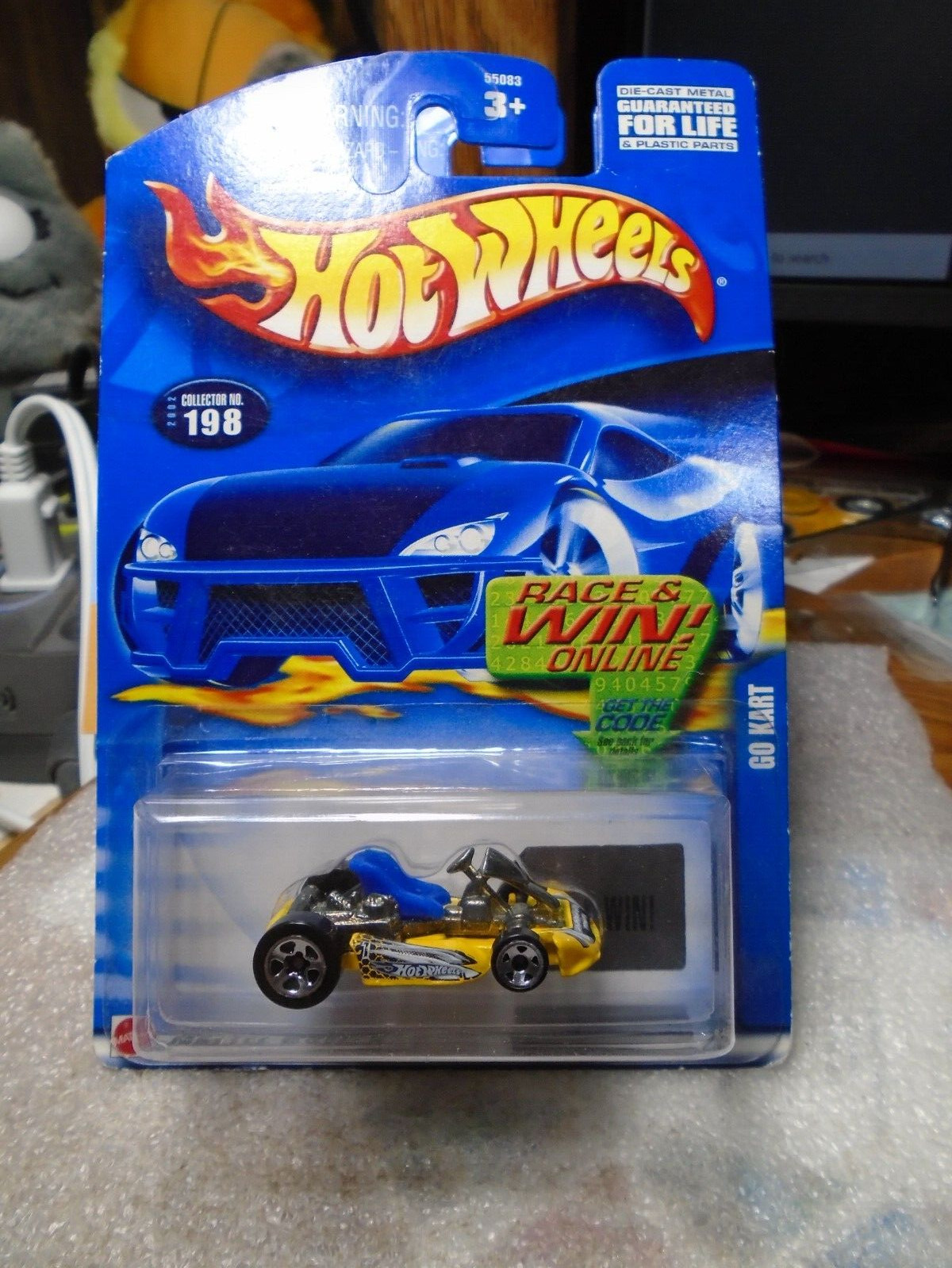 Hot Wheels Collector #2002-198 Go Kart Yellow