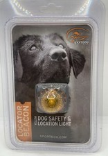 SportDOG Locator Safety Beacon Dog Collar Yellow Light Walking Hunting