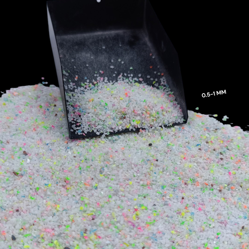 Crushed Dyed Multi Color Opal Gemstone Coarse Stone Healing Powder Ring Inlays - Picture 6 of 38