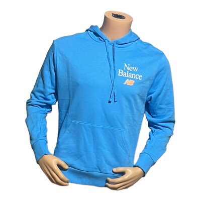 New Balance Mens blue pullover hoodie new size Small - Main Image