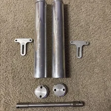 billet lower fork legs 41mm Custom Sliders harley wideglide Topedo Smooth HHI Fx