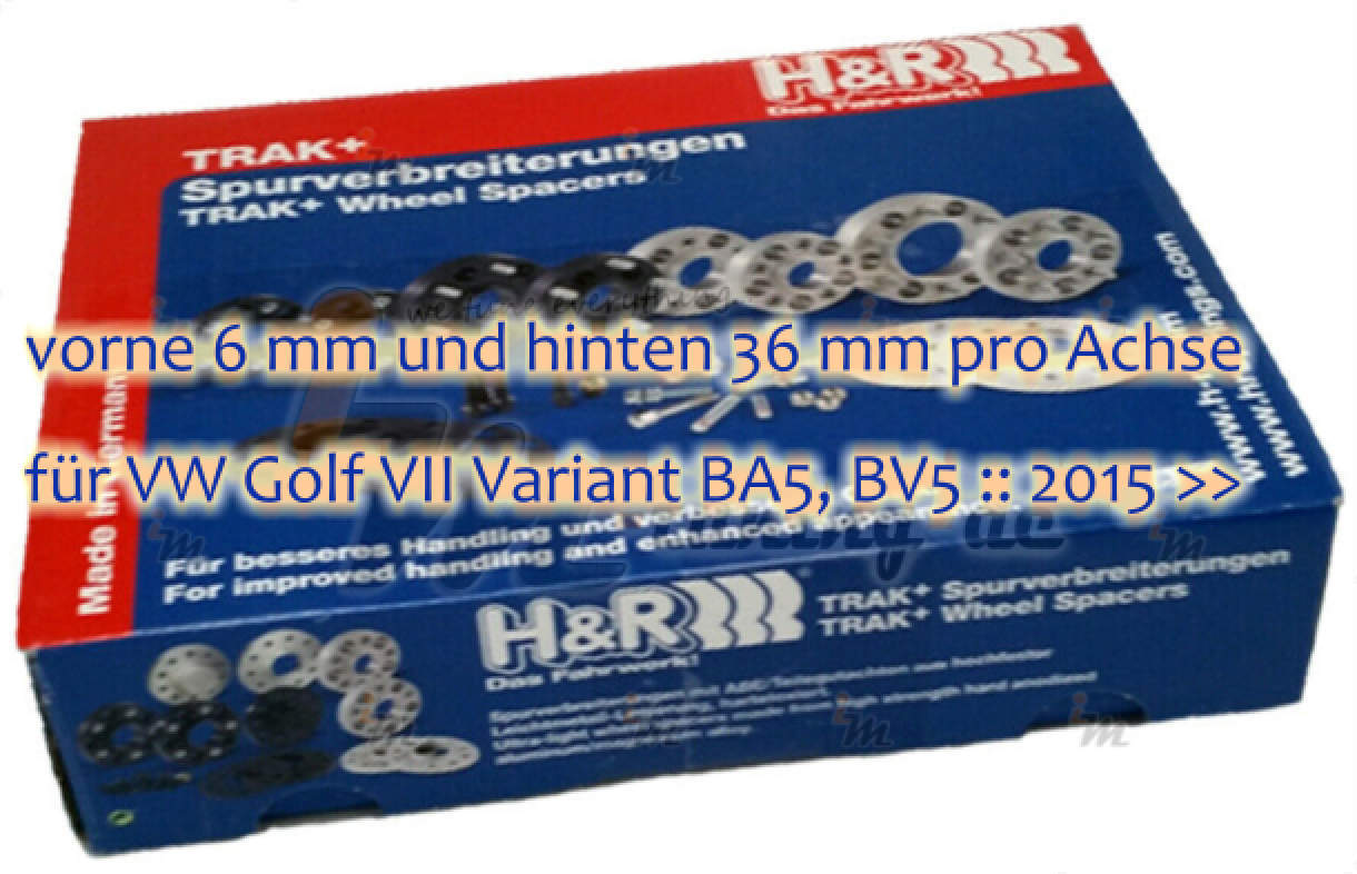 H&R Spurverbreiterungen 2x20mm - Für VW Amarok, Touareg, Transporter
