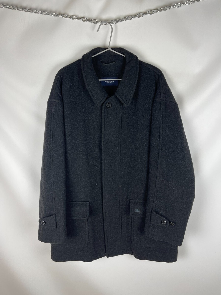 ジャケット・アウター Burberry's wool cashmere coat grey NEW BURBERRY BLACKHEATH GRAY WOOL CASHMERE CHECK COLLAR