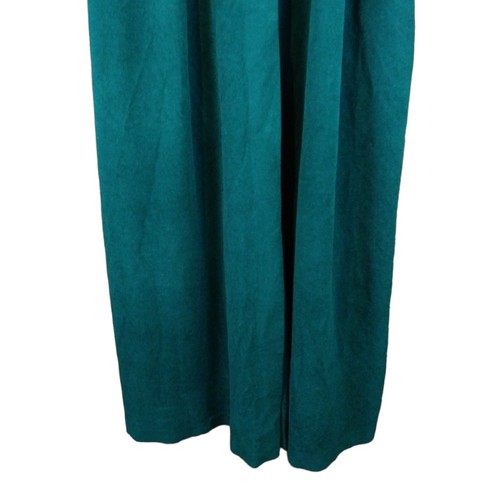 Accappatoio cappotto vintage Vanity Fair donna casa media verde velluto bottoni - Foto 6 di 15