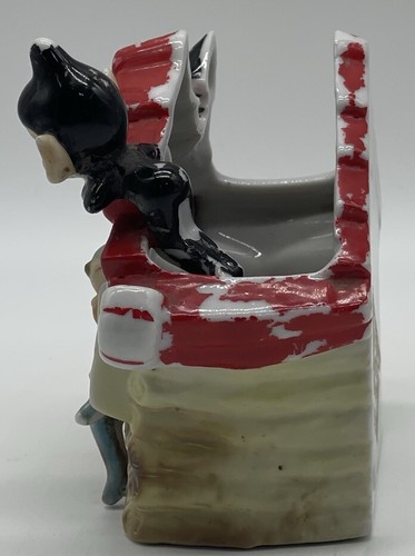 Rare Japan Pixies On Red Roof House Planter 2 Elves Kitschy Fantasy Figurine - Picture 6 of 11