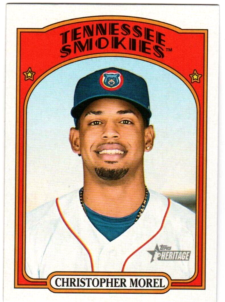 CHRISTOPHER MOREL RC 2021 TOPPS HERITAGE MINOR LEAGUES ROOKIE PROSPECT