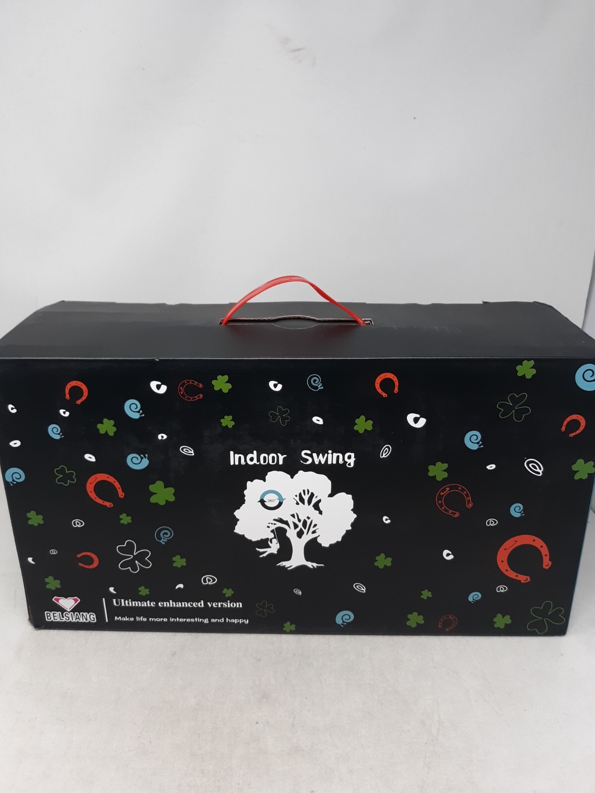 BELSIANG Adult Swing and 360 Degree Spinning Indoor Swing, With Pillows