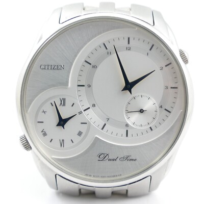 Vintage CITIZEN OXY DUAL TIME QUARTZ WATCH AO3000-50E 44mm