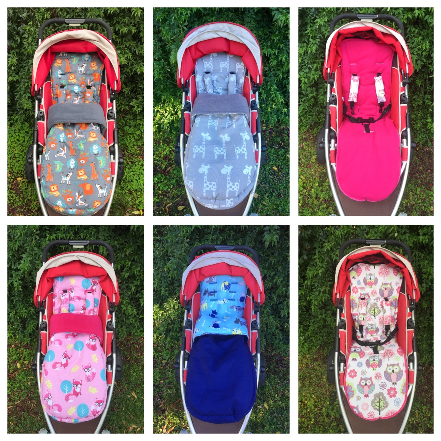 Universal pram liner, footmuff and strap cover set. eBay