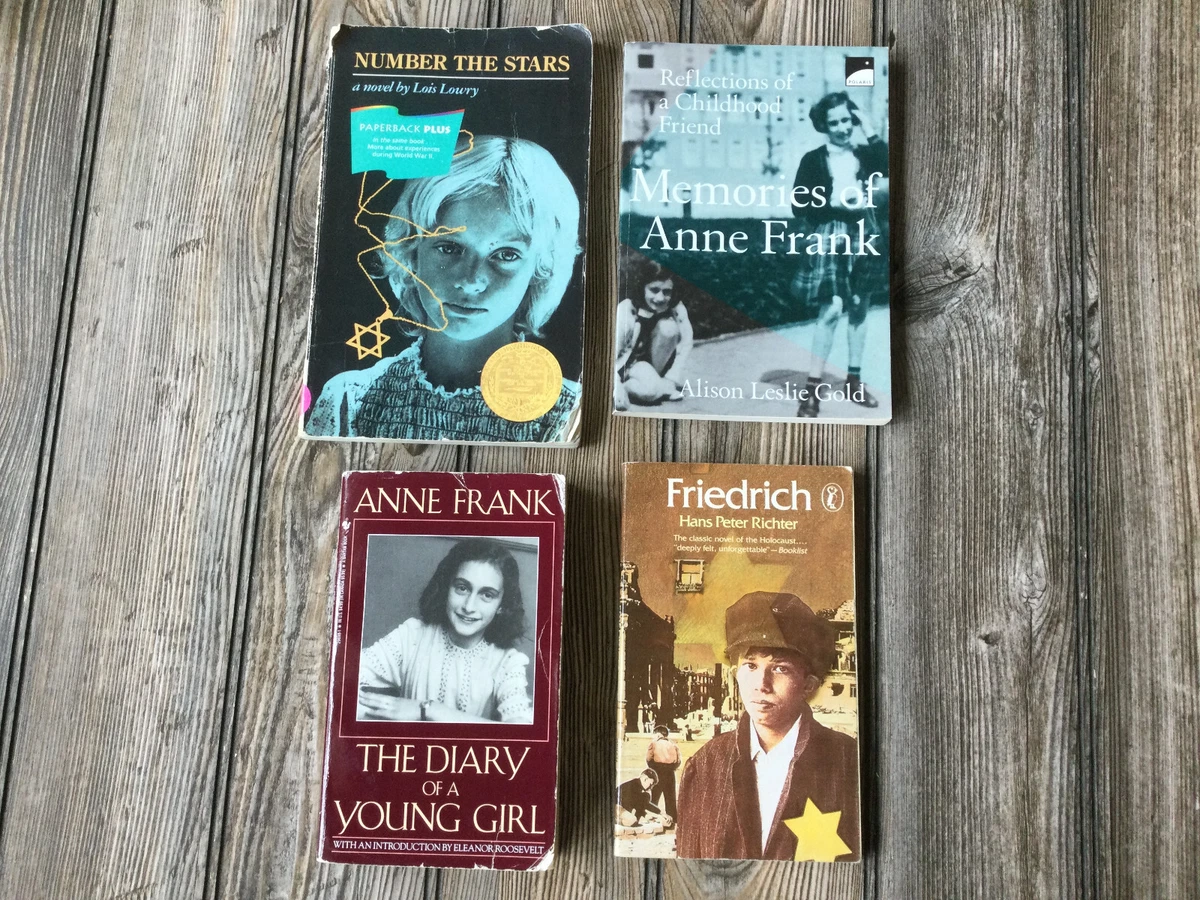 4 Book Lot Number The Stars, Memories of Anne Frank,The diary of a Young  Girl... | eBay
