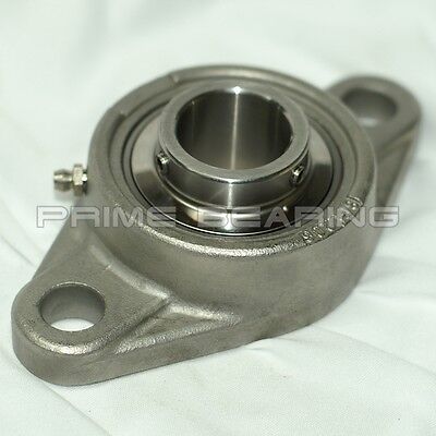 NEW High Quality SUCSFL205-25MM  25MM Stainless Steel 2 Bolt Flange Bearing
