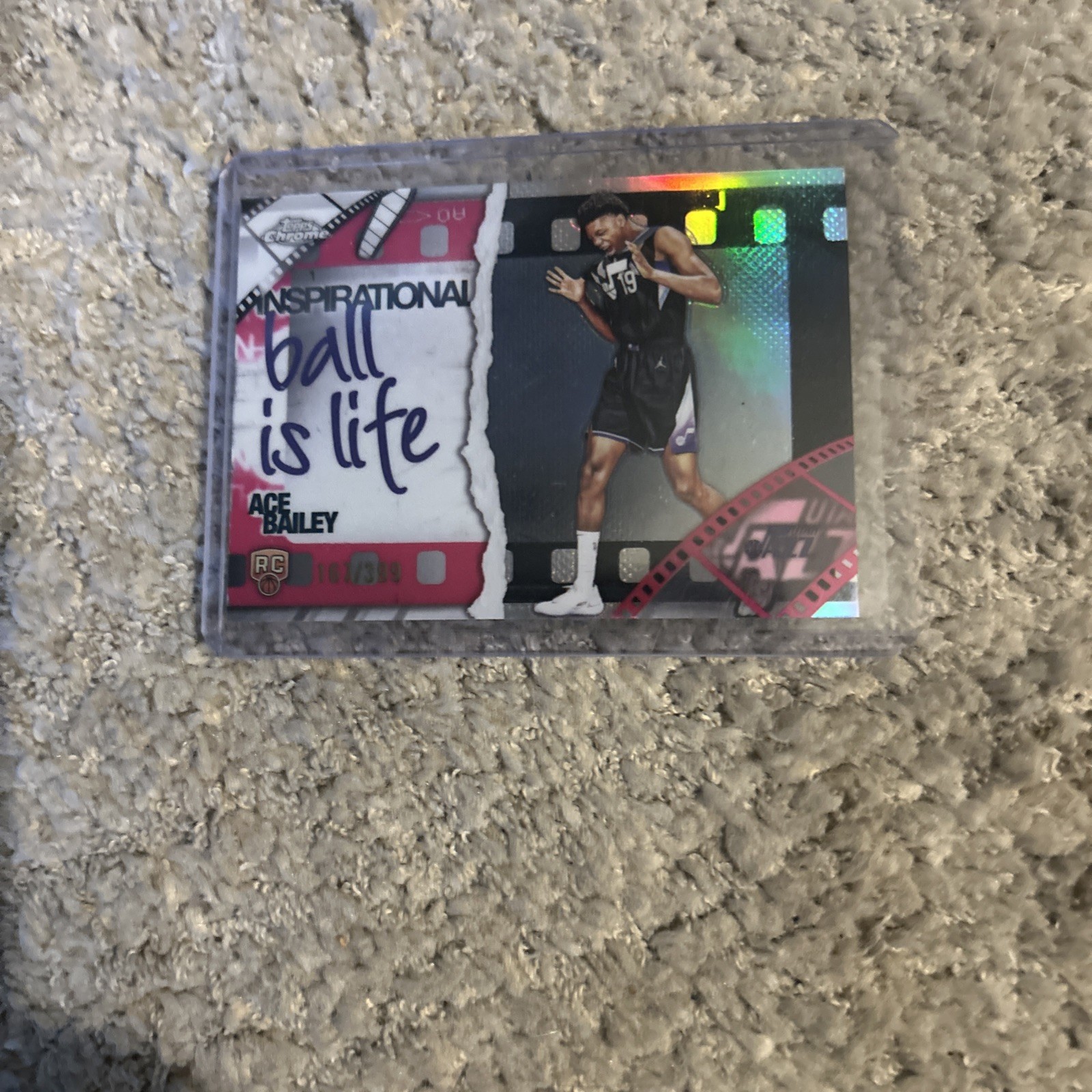 2025/26 Topps Chrome Inspirational Refractor Ace Bailey (RC)  167/399