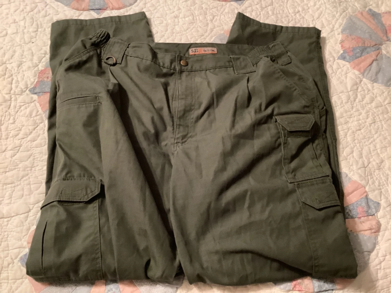 Mens 5.11 Tactical Pants Size 40x34 Hunter Green