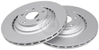 2X A.B.S. Bremsscheibe Beschichtet 17596 FüR 4F2 4FH C6 Audi A6 4F5 Avant TDI