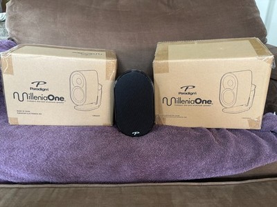 Paradigm Millenia ONE pair of speakers Black 1 new, 1 open box
