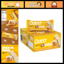 Lemon Cake Protein Bars - 20g Protein, 13g Fiber, 12 Count - Low Sugar Snack