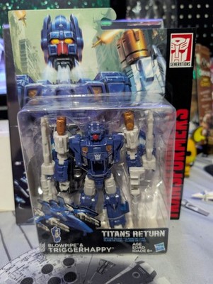 Transformers Titans Return Deluxe Class Triggerhappy Headmaster Blowpipe 2016