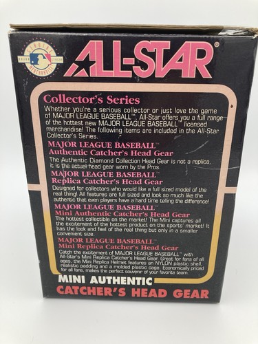 Vintage Seattle Mariners MLB All-Star Mini Authentic Catchers Head Gear - Picture 5 of 5