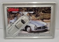 Schuco Modell Auto 1:87 Mercedes Benz 300 Sl FlüGeltüRer Silber Blechschild Neu