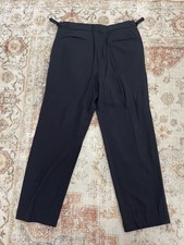 Wool Vintage Trousers Navy 33x30 Men's No Tags 100 Wool