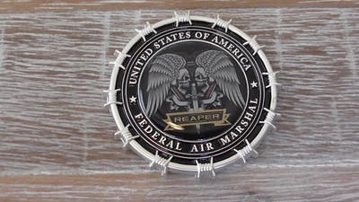 US Federal Air Marshal FAM FAMs Reaper Challenge Coin #44