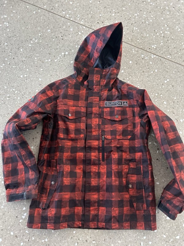Burton Buffalo Plaid Winter Snowboard Jacket