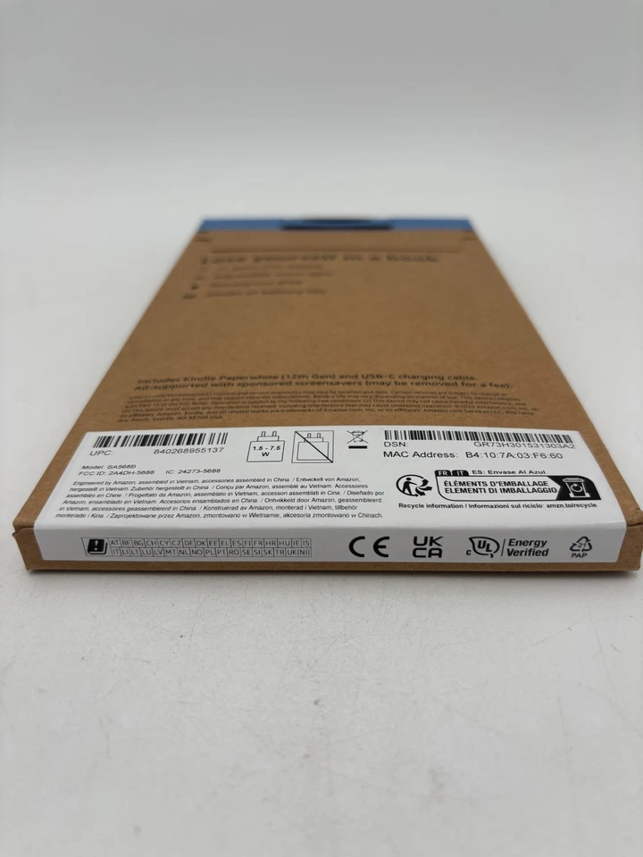 Amazon Kindle Paperwhite Gen 12 - 16GB - 2024 - Jade  - NEW SEALED ON SALE! - Image 3 of 4