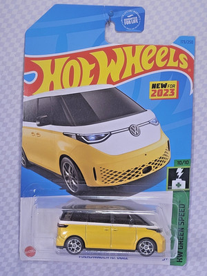 2023 HOT WHEELS HW GREEN SPEED VOLKSWAGEN ID.BUZZ CUSTOM REAL RIDERS BB13-1530