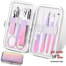 Purple Nail Clippers Set for Women - Professional Pedicure - Gradual - Purple