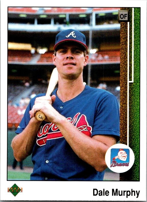 1989 Upper Deck Dale Murphy  COR 357b Atlanta Braves