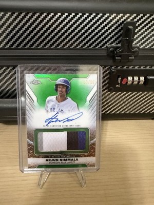 2025 Topps Pro Debut - Arjun Nimmala - Jumbo Relic On-Card Auto /99 (AU, MEM)