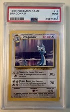 Pokémon Dragonair 018/102 1999 Set Base Carta Regolare PSA 9 Gradi