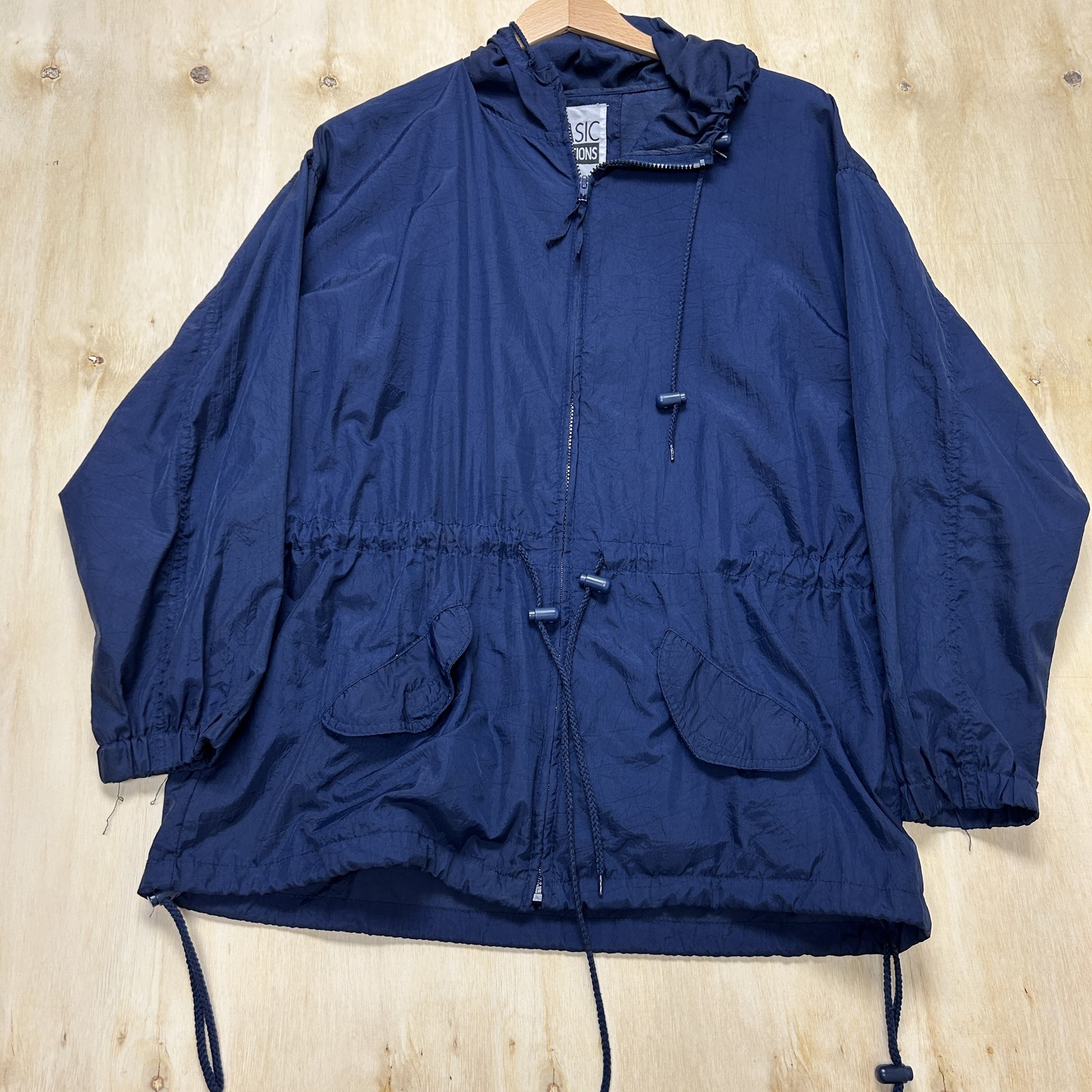 Vintage Basic Editions Jacket Mens Medium Blue Ny… - image 1