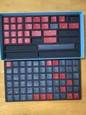 Taihao THT Grey Red Keycap Thins Low Profile Keycaps For Gaming Mechanical 
